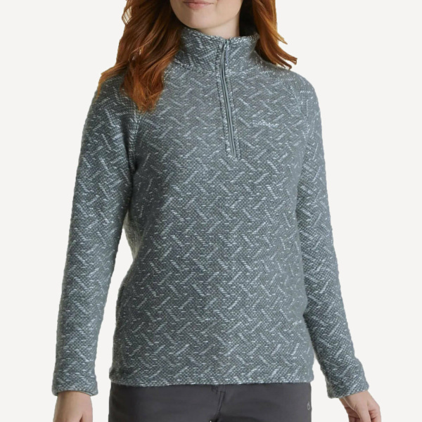 Толстовка Talladale 1/4 Zip (Женский; UK14, L (48-50); stormy sea)